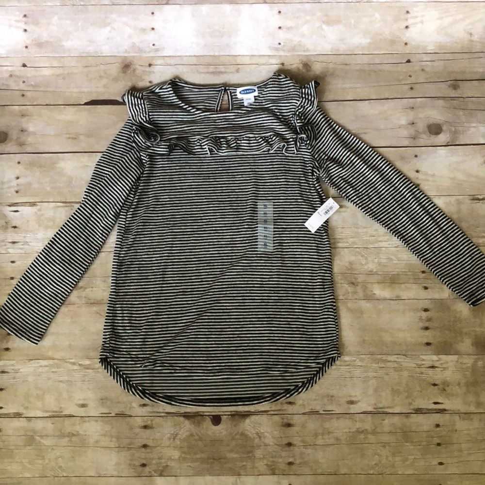 NWT girls striped Old Navy shirt size XL 14